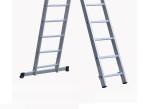 Outdoor Safety Aluminium Telescopic Ladder Slip Resistant 3x10