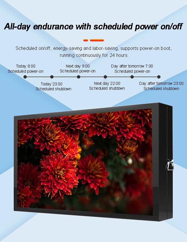 4K Ultra HD Android Operating System Advertising Screen Totem Kiosk Custom Floor Standing Advertising Display Kiosk