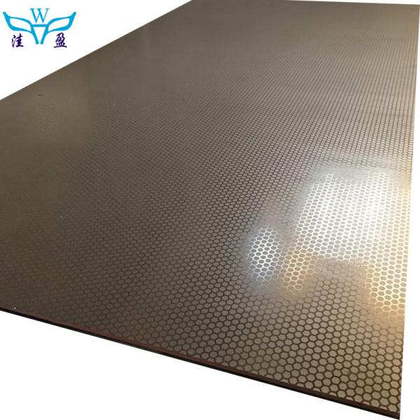 Chinese factory direct sale E1 12mm Anti Slip Hardwood Film Faced Plywood For