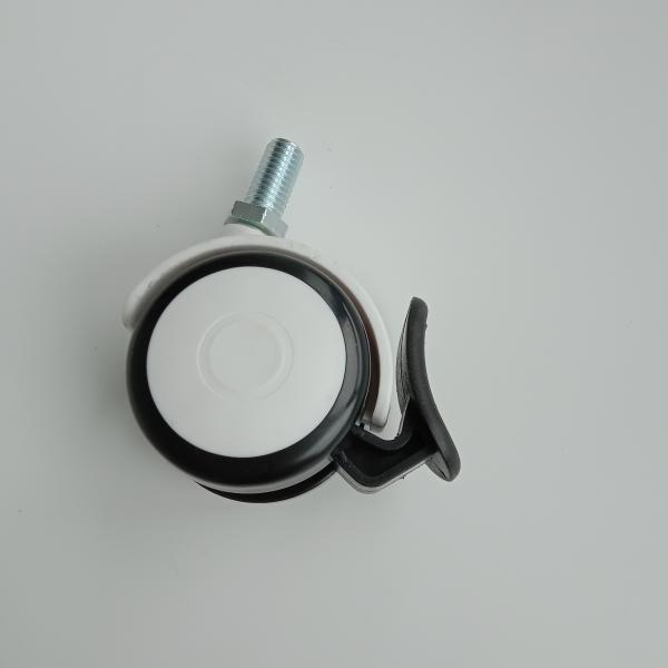 Total Lock Brake Hospital Caster Wheels for Medical Equipment Stem Diameter 1/4