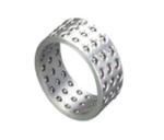 Yellow Ball Cage Bushing Dust Resistant , 3*4.5*5 Copper Steel Ball Cage