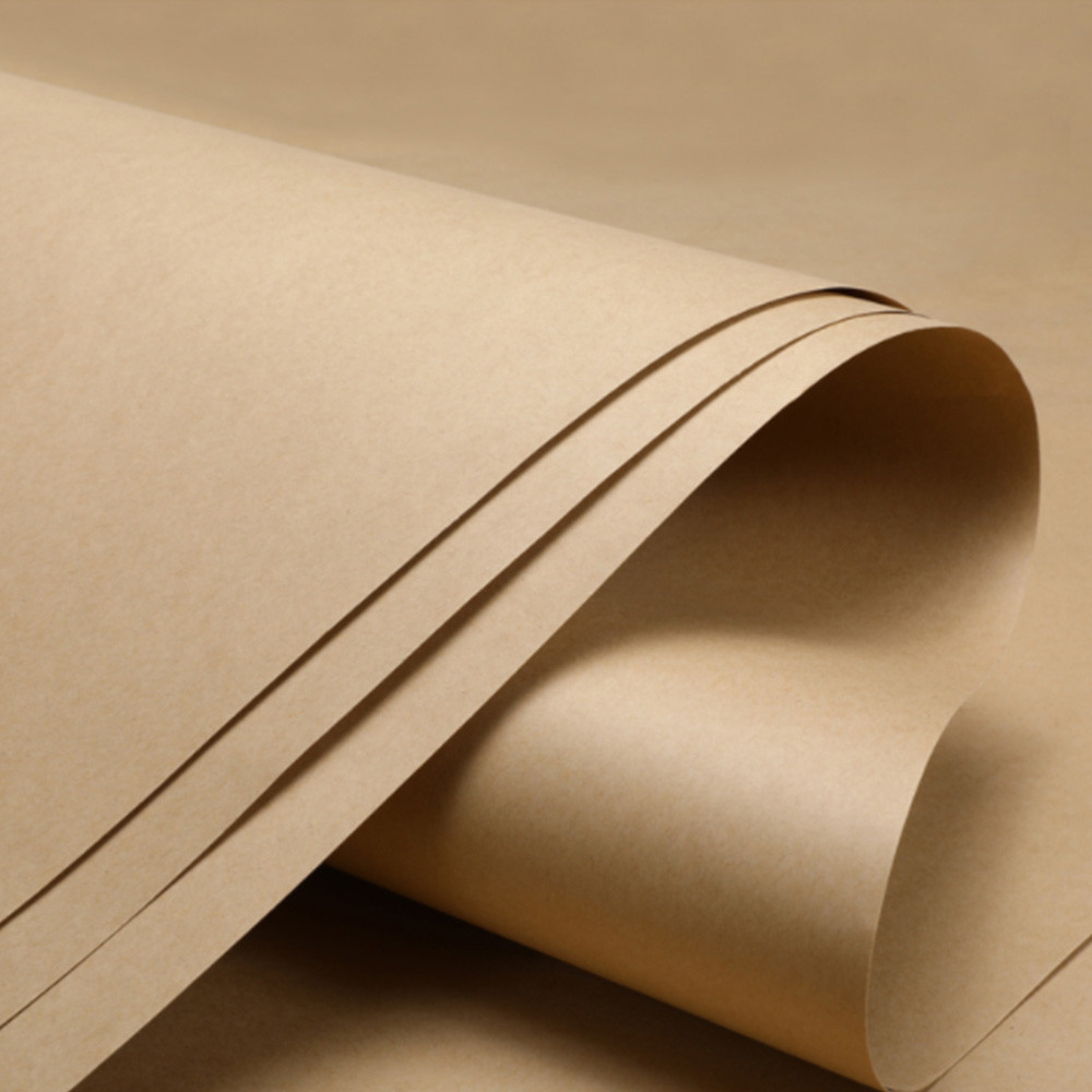 Uncoated Brown Jumbo Small 80g Kraft Parcel Wrap Eco Wrapping
