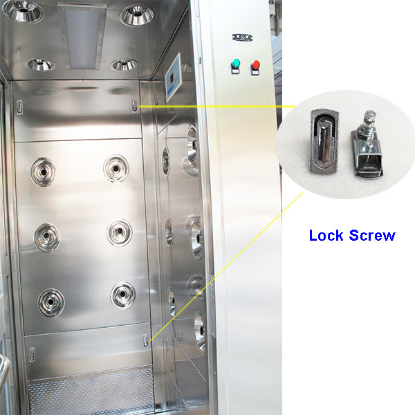 Mirror SUS304 Air Shower Room For Single Person
