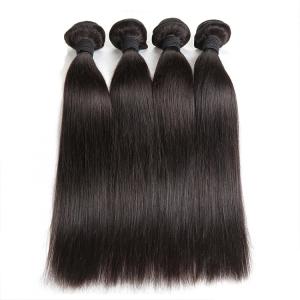 Wholesale Double Machine Weft Virgin Human Hair Bundles Long Straight Hair Extensions For Thin Hair from china suppliers
