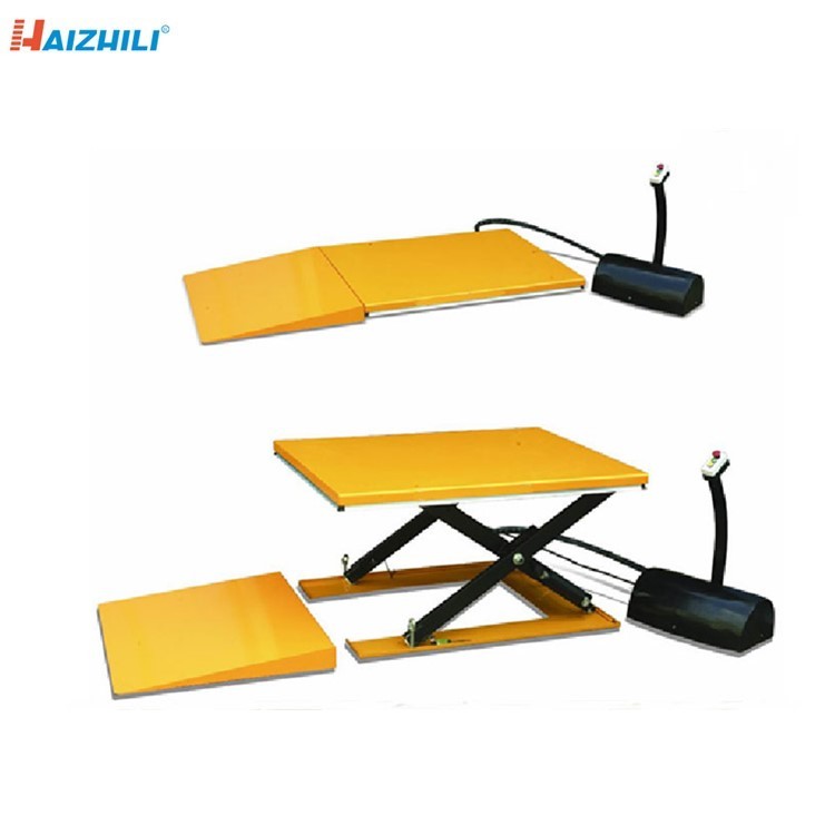 Heavy Duty Design Electric Lift Table 1000kg Mini Size Customized Color