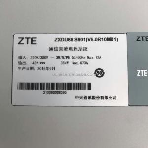 Wholesale ZTE ZXDU68 S60148V 600A Telecom Power Supply ZTE S601 (V5.0R10M01)-Imtell ZXDU68 T601V5.0 ZXDU68 W301 W201 B201 B301 H151 from china suppliers