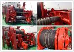 Marine 20Ton Hydraulic Winch Horizantal Hoist Winch with Large Rope Capacity