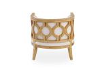 Tufted button seat solid wooden craved back wedding sofa chair for event and