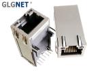 Industrial Grade 1G Shielded Rj45 Jack Poe Magjack 100W UPOE+ Tab Up RJ45