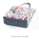 Owl handbag shoulder portable female calico flowers butterfly