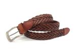 Woven Braided Cowhide Belts For Mens Casual Leather Belt