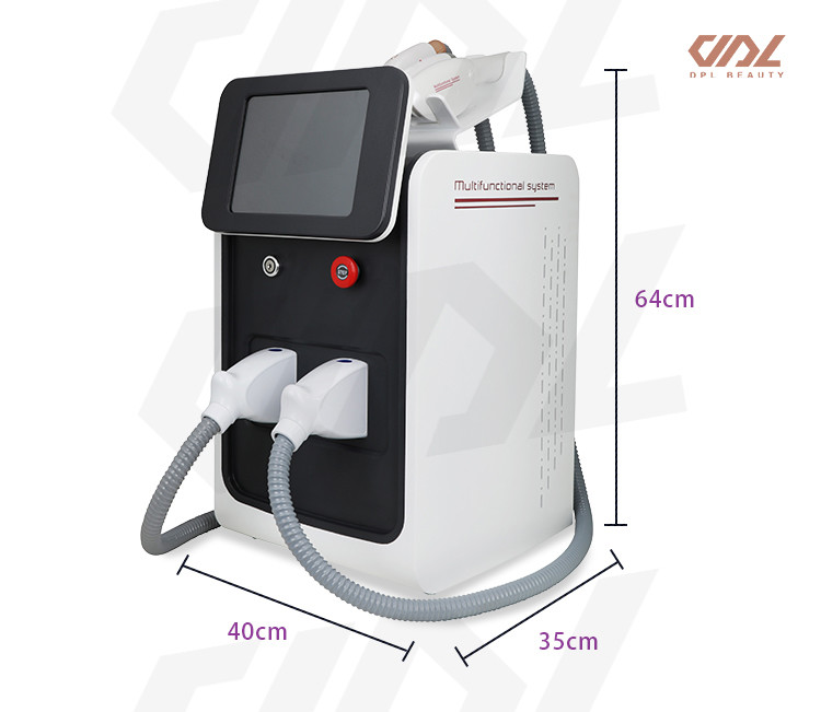 Portable 3 in 1 Multifunctional E-light IPL RF Nd Yag Laser Machine with 808 Diode Laser for Beauty Salon
