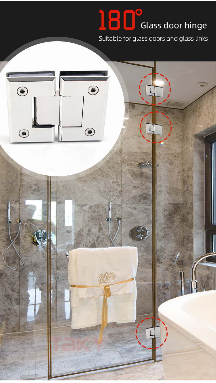 180 Degree Glass Pool Fence Hydraulic Hinge Stainless Steel Hinge for Shower Enclosure