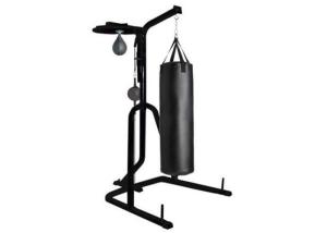 Wholesale Commercial 2 Station Boxing Stand Rack OEM Available For Boxing Training from china suppliers