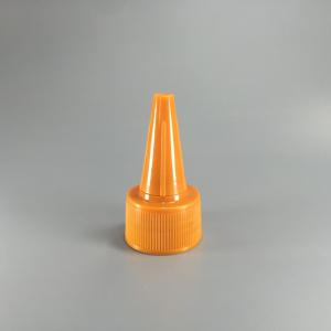 Wholesale Yellow 24/410 Plastic Nozzle Cap , ISO9001 Twist Off Bottle Caps from china suppliers