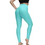 Women'S High Waist Yoga Pants Ruched Butt Lifting Jacquard Leggings Tummy