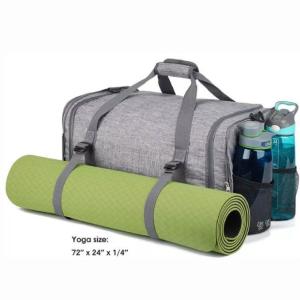 Wholesale Custom Foldable Sports Gym Bag With Shoes Compartment &amp; Wet Bag Yoga Bag from china suppliers