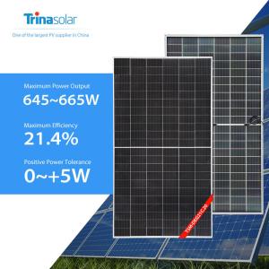 Wholesale Canadian PERC HiKu7 Monocrystalline Solar Roof Tiles 645W 650W 655W 660W 665W 670W 675W from china suppliers