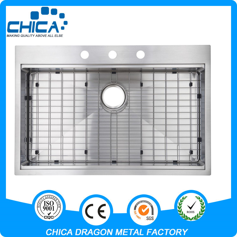 factory directly supply stainless steel handmade sink with USA popular import style