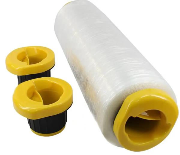 1 Pair Of Hand Wrapping Stretch Wrap Dispensers Fit For Any 3 Inch 76mm Core