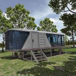 Young People's New Favorite Space Cabin Homestay Fast-Construced Steel Frame