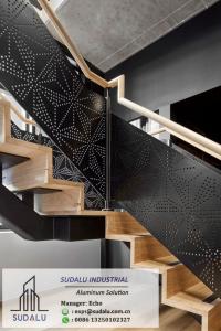 Wholesale Customized Metal Railing Panel for Staircase Aluminum Carved Screen from china suppliers