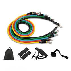Wholesale ZH 150lbs 11 Pcs Resistance Bands Set Bodylastics Fitness Equipment from china suppliers