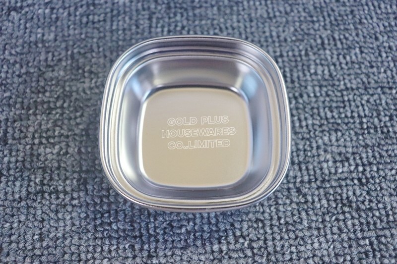 Hot sale korean style cheap stainless steel sauces tray rectangular saucer dish with different dividers