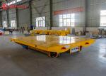 50T Safe Rail Motorized Carriage Battery Transfer Cart For Steel Plant