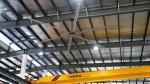 Ceiling Mounted Metal Industrial Fan with 1200w DC Motor IP55 Protection 900m²