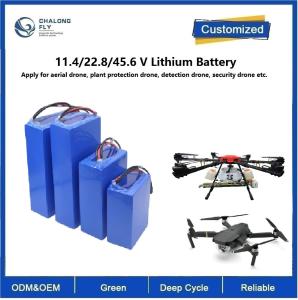 Wholesale CLF OEM lithium battery 22000Mah LiFePO4 NCM 22.8V 33V 43.2V 6S 12s Lithium Ion Battery Packs For Aerial Detector Drone from china suppliers