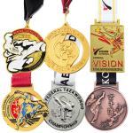 Zinc Alloy Sport Custom Medals 3D Gold Medal for Souvenir Gift