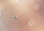 300mm x 300mm Decorating Artistic Ceiling , Commercial Metallic Ceiling Tile for
