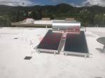 300L Thermal Flat Plate Collectors Solar Water Heating System 304 Inner Tank
