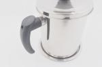 1.3L Kitchenware stainless steel oil strainer pot with lid round shape grease