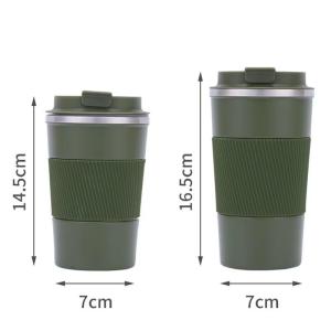 Wholesale Portable 12 Oz 17 Oz Eco Friendly 304 Stainless Steel Coffee Travel Mug Vacuum Insulated Mug For Any Hot Or Iced Beverage BPA Free Food Grade Leak from china suppliers