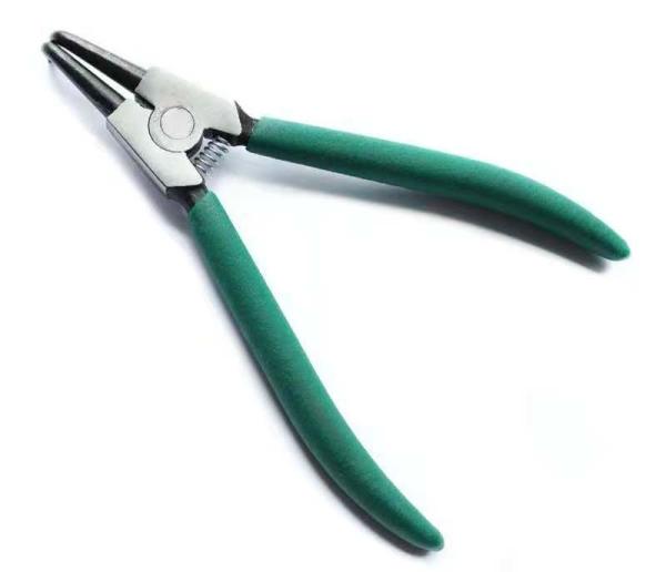 Curved mouth clamp pliers for German shaft (5 "7" 9 "13")Full length (125,175