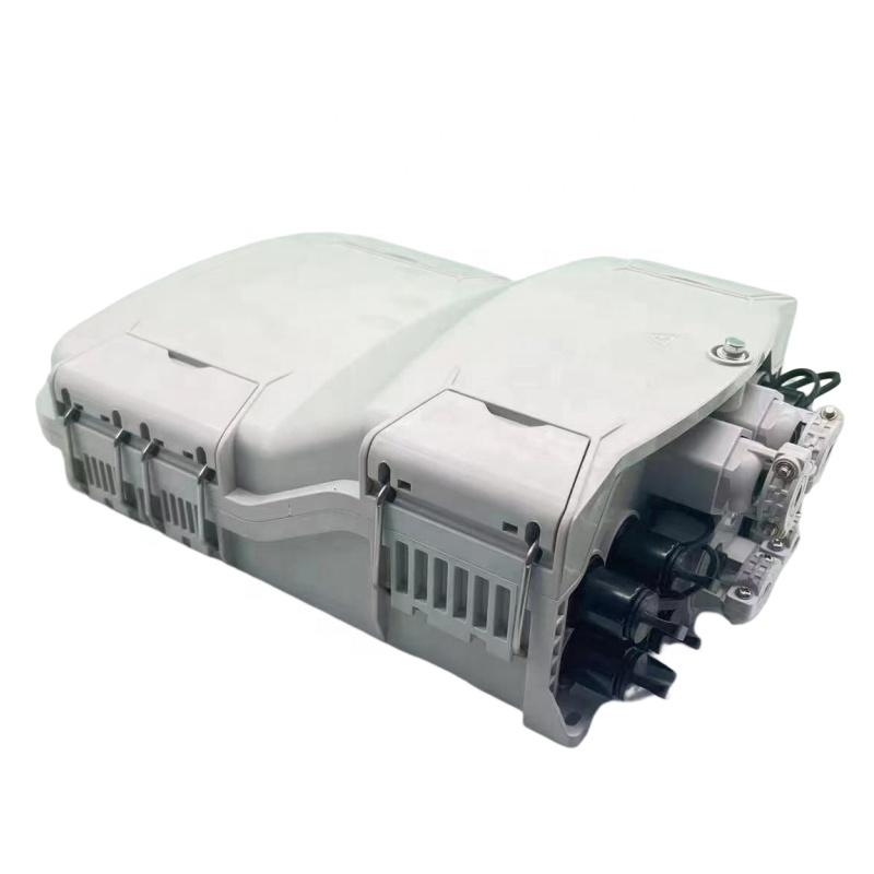 8 cores or 16 cores ABS gray 2 in 4 out optical terminal box for IP55 protection