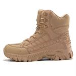 Durable Outdoor Hiking Breathable Leather Botas Men Safety Camo Style Boots for