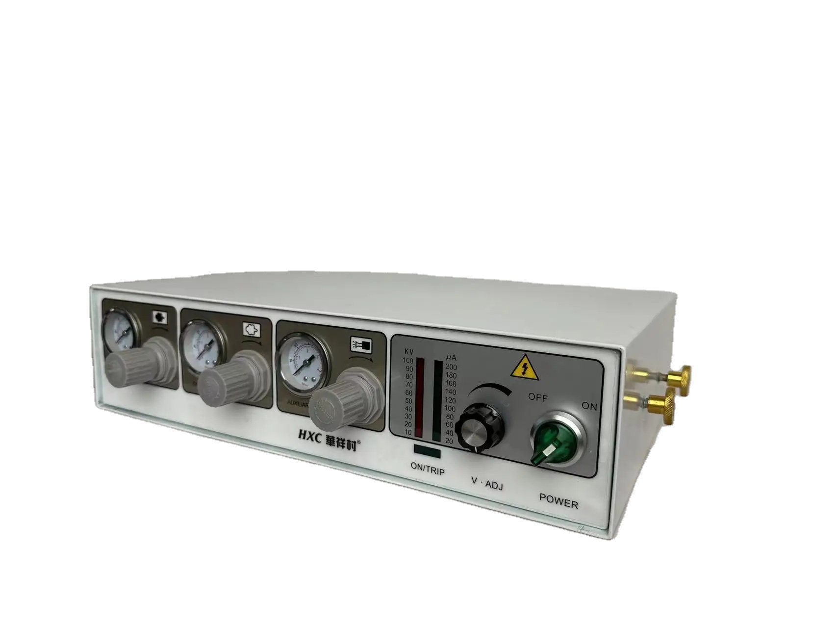 50W Control System Powder Coating Booth Machinery for Vibration Absorption and 60KG Weight
