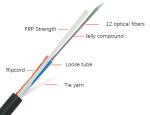 Outdoor Aerial Fiber Optic Cable Span 80m 100m 200m 4 Core 6 8 12 Hilos Fibra
