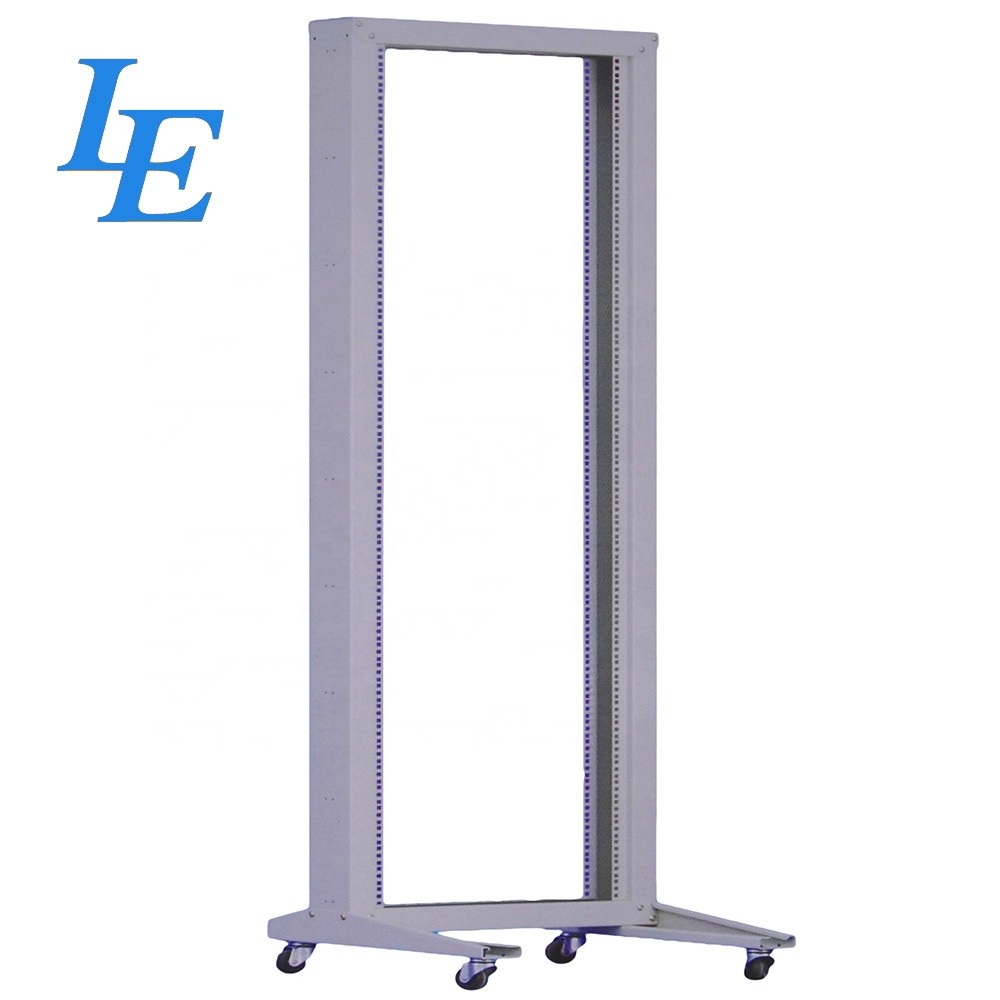 Le 19 Inch Telecom 2 Post Open Rack With Plinth