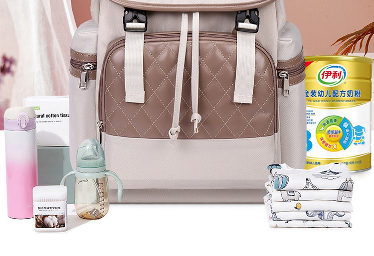 Mother Baby Diaper Bag OEM Customize Multi Function Backpack Waterproof Diaper bag