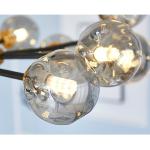 Modern Glass Ball Chandeliers for Dining Room Kitchen Living Room Bedroom Smoke