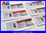 Anti Fake Laser Holographic 10ml Vial Labels For Peptide Pharmacy Medication