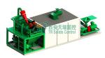 Hydrocyclone 45KW Mud Tank System , Compact Size Drilling Mud Disposal