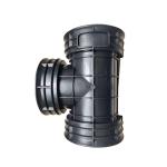 Corrugated Double Wall HDPE Pipe Fittings Wellbore DN200 - DN2600