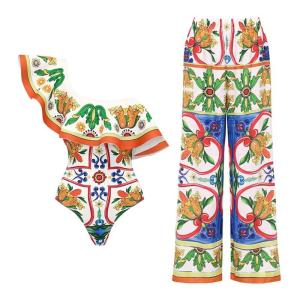 Wholesale Cup Type Padded Three-Piece-Swimwear In Nylon Fabric from china suppliers