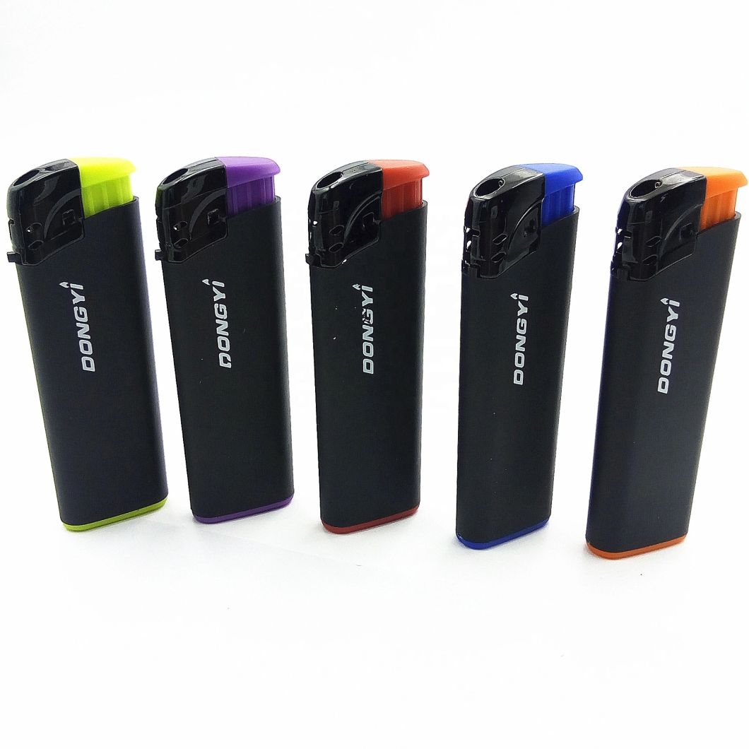 Custom Printing Sticker Plastic Gas Electronic Lighter for Sale