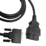 Durable Car OBDII Diagnostic Cable Male 16 Pin To DB26 Test Black color